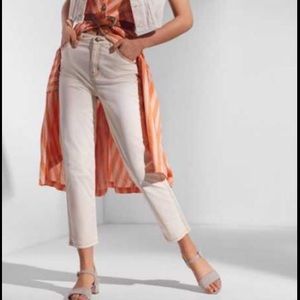 Urban Outfitters Cream Utility Pants